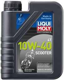Моторное масло для скутеров Liqui Moly Motorbike 4T 10W-40 Scooter, 1 л