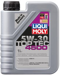 Моторное масло Liqui Moly Top Tec 4500 5W-30, 1 л