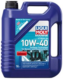 Масло для лодочных моторов Liqui Moly Marine 4T Motor Oil 10W-40, 5 л
