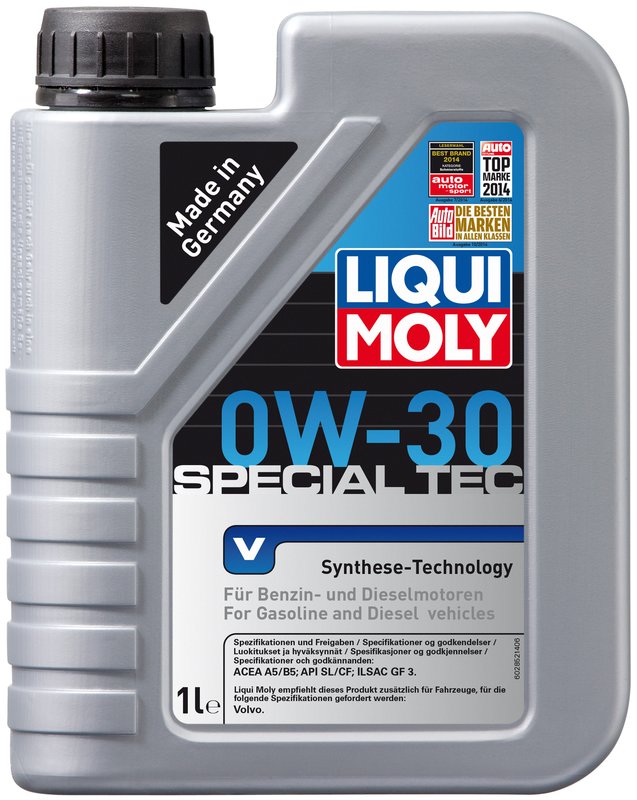 Моторное масло Liqui Moly Special Tec V 0W-30, 1 л - Фото 1 Моторное масло Liqui Moly Special Tec V 0W-30, 1 л - Фото 1
