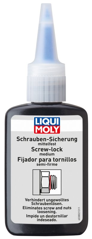 Фиксатор резьбы средней прочности Liqui Moly Schrauben Sicherung Mittelfest, 50 г - Фото 1 Фиксатор резьбы средней прочности Liqui Moly Schrauben Sicherung Mittelfest, 50 г - Фото 1