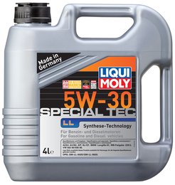 Моторное масло Liqui Moly Special Tec LL 5W-30, 4 л