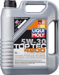Моторное масло Liqui Moly Top Tec 4200 5W-30 (VW Audi), 5 л АКЦИЯ