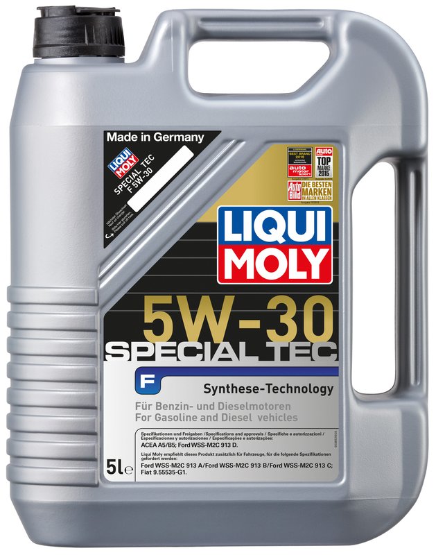 Моторное масло Liqui Moly Special Tec F 5W-30 (Ford), 5 л - Фото 1 Моторное масло Liqui Moly Special Tec F 5W-30 (Ford), 5 л - Фото 1