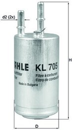 Топливный фильтр Knecht KL705