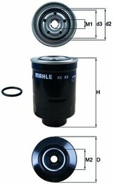 Топливный фильтр Mahle Original KC83D