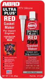 Герметик прокладок силиконовый Красный Abro 411-AB Ultra Plus Red, 85 г