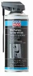 Грязеотталкивающая белая смазка Liqui Moly Pro-Line Wartungs-Spray weiss, 400 мл
