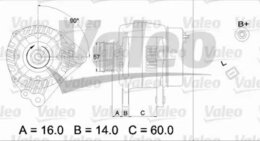 Генератор Valeo 437341 - Фото 5