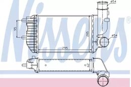 Интеркулер Nissens 96889