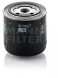 Масляный фильтр Mann Filter W920/7, Гидрофильтр, автоматическая коробка передач, Фильтр, Гидравличе