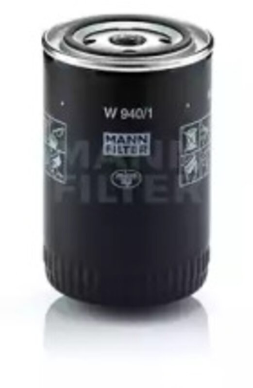 Масляный фильтр Mann Filter W940/1, Гидрофильтр, автоматическая коробка передач, Фильтр, Гидравличе - Фото 1