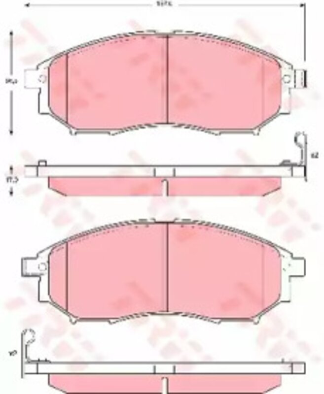 Колодки trw cotec