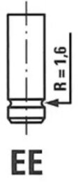 Выпускной клапан Freccia R4922/RNT