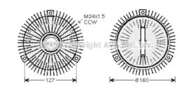 Сцепление AVA Quality Cooling BWC323, вентилятор радиатора
