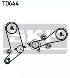 Водяной насос SKF VKMC01270 VKMA01270 + комплект зубчатого ремня
