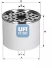 Топливный фильтр UFI 24.360.00