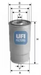 Топливный фильтр UFI 24.379.01
