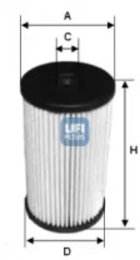 Топливный фильтр UFI 26.007.00