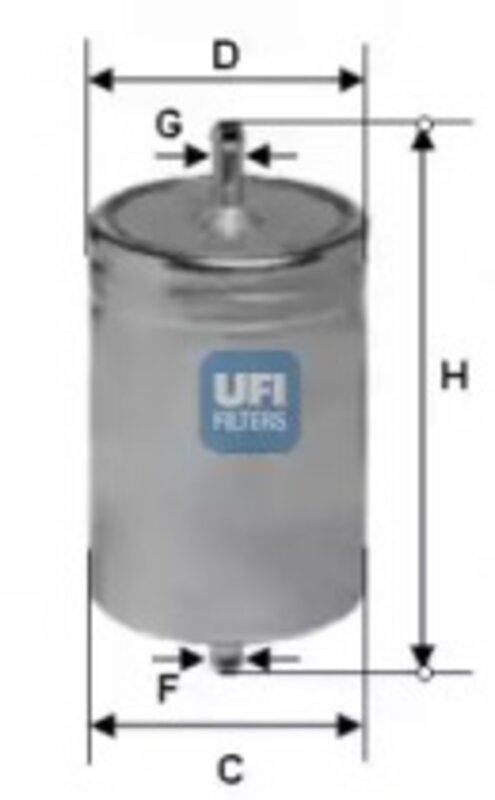 Топливный фильтр UFI 31.611.00 - Фото 1
