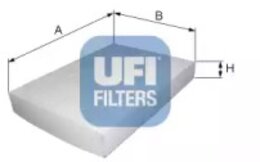 Фильтр салона UFI 53.189.00