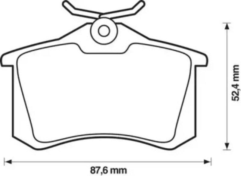 Комплект тормозных колодок Jurid 571906J 20961, дисковый тормоз - Фото 1 Комплект тормозных колодок Jurid 571906J 20961, дисковый тормоз - Фото 1