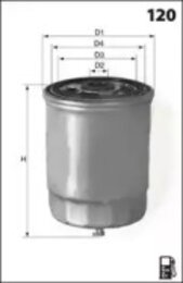 Топливный фильтр MECAFILTER Mecafilter ELG5382