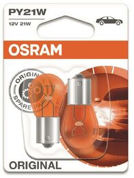 Лампа накаливания Osram Original PY21W 12V BAU15s 2 шт. Блистер