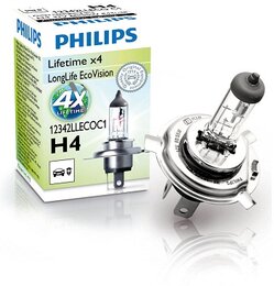 Лампа галогенная Philips LongLife EcoVision H4 12V 60/55W 1 шт.