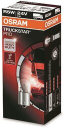 Лампа накаливания Osram Truckstar Pro R5W 24V BA15s 1 шт.