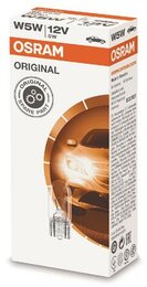 Лампа накаливания Osram Original W5W 12V W2,1X9,5D 1 шт.