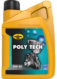 Моторное масло Kroon Oil Poly Tech 5W-40 (API SN), 1 л