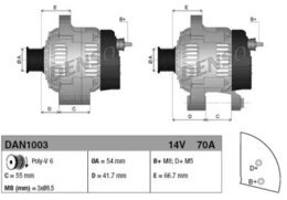 Генератор Denso DAN1003 - Фото 4