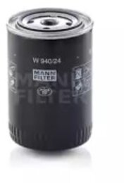 Масляный фильтр Mann Filter W940/24, Фильтр, Гидравлическая система привода рабочего оборудования