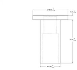 Заклепка Beral 93059 8x18, накладки барабанного тормоза Federal-Mogul