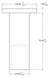 Заклепка Beral 93235 5x15, накладки барабанного тормоза Federal-Mogul