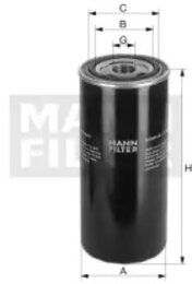 Гидрофильтр Mann Filter WD950/2, автоматическая коробка передач, Фильтр, Гидравлическая система прив