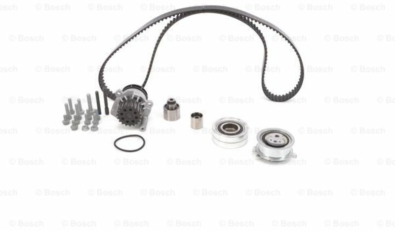 Водяной насос Bosch 1987946943 + комплект зубчатого ремня - Фото 1