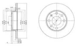 Тормозной диск Delphi BG2148