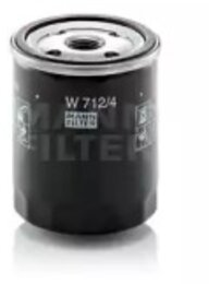 Масляный фильтр Mann Filter W712/4, Фильтр, Гидравлическая система привода рабочего оборудования