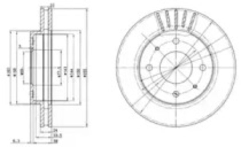 Тормозной диск Delphi BG2763 - Фото 1 Тормозной диск Delphi BG2763 - Фото 1