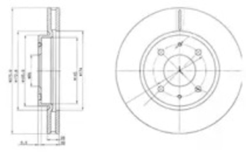 Тормозной диск Delphi BG4068 - Фото 1 Тормозной диск Delphi BG4068 - Фото 1