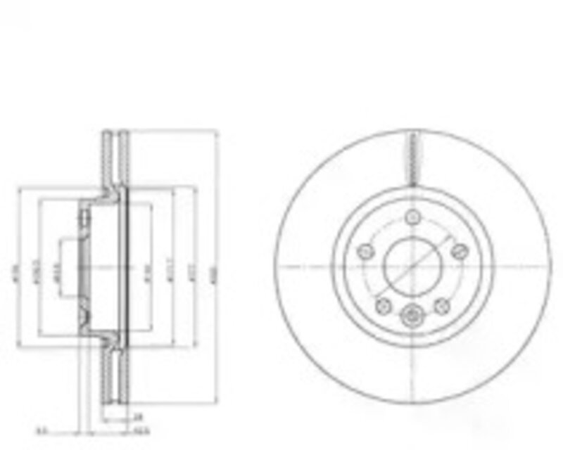 Тормозной диск Delphi BG4094C - Фото 1 Тормозной диск Delphi BG4094C - Фото 1