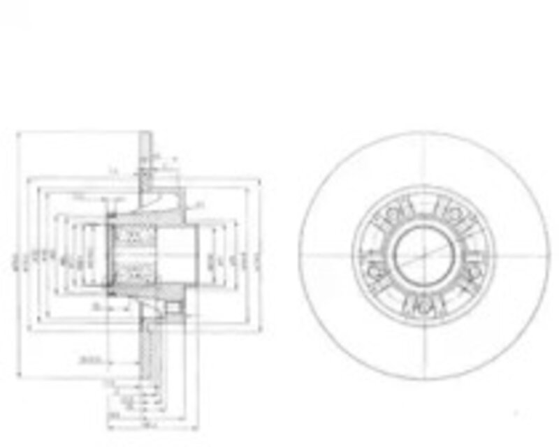 Тормозной диск Delphi BG9031RS - Фото 1 Тормозной диск Delphi BG9031RS - Фото 1