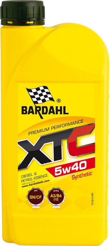 Моторное масло Bardahl XTC 5W-40, 1 л - Фото 1