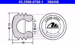 Крышка / защитный колпак ATE 03.3590-0700.1 390456