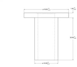 Заклепка Beral 93068 10x20, накладки барабанного тормоза Federal-Mogul