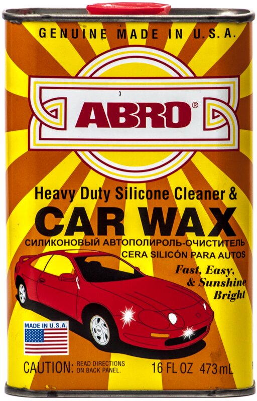 Silicone Cleaner & Car Wax - ABRO