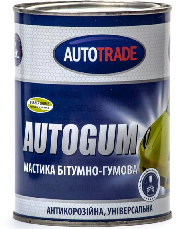 Мастика резинобитумная Auto Trade Autogum, 2,4 кг - Фото 1