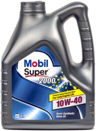 Моторное масло Mobil Super 2000 X1 10W-40, 4 л